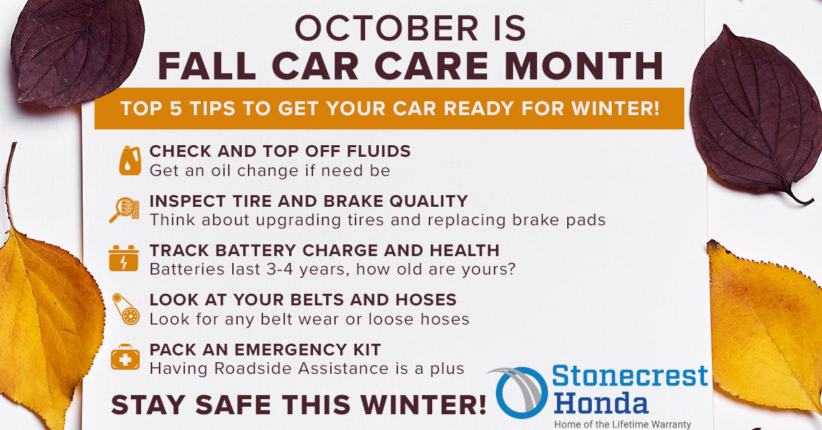 The Fall Car Care Month Checklist: Are You Ready? – Stonecrest Honda Blog