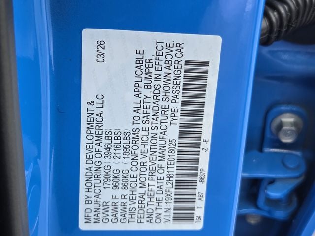 2026 Honda Civic Sport