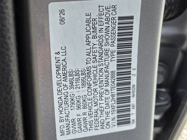 2026 Honda Civic Sport