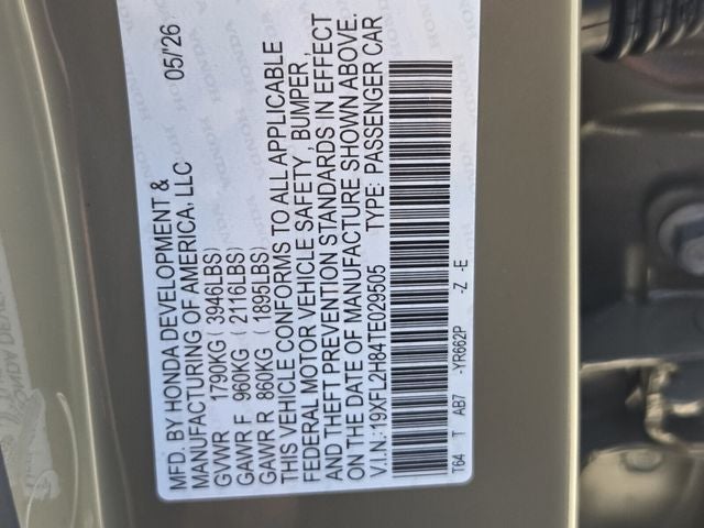 2026 Honda Civic Sport