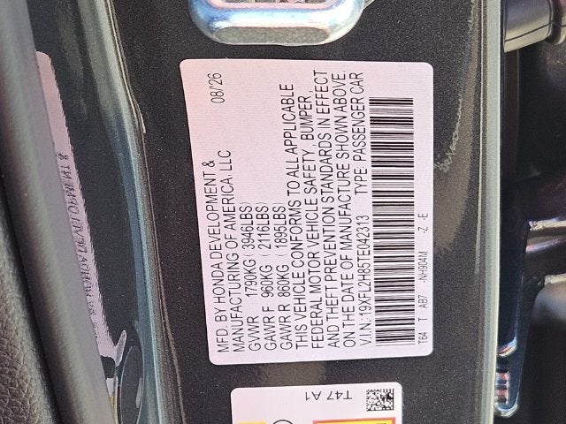 2026 Honda Civic Sport