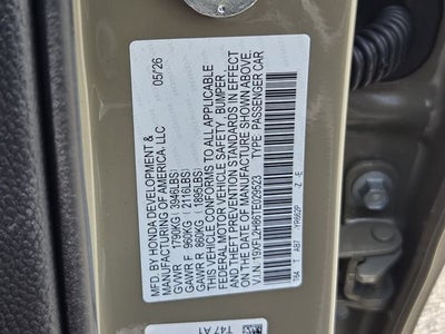 2026 Honda Civic Sport