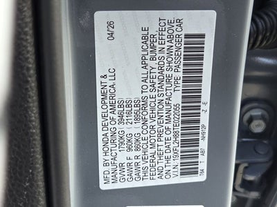 2026 Honda Civic Sport