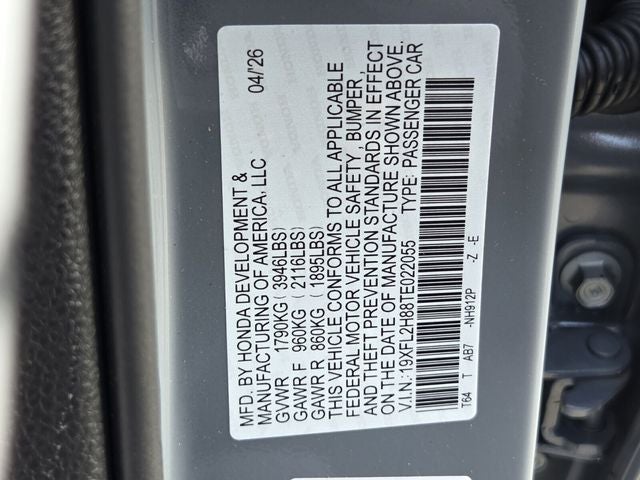 2026 Honda Civic Sport