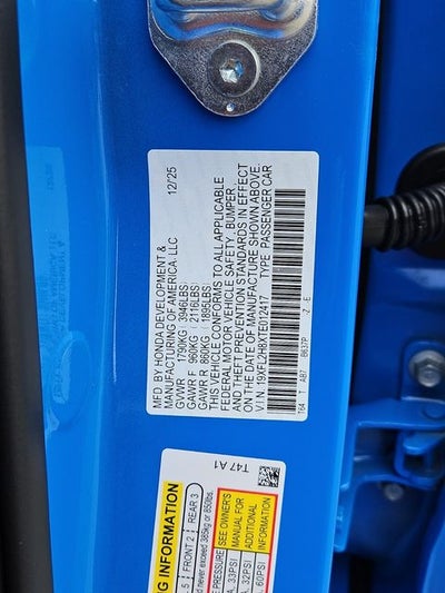 2026 Honda Civic Sport