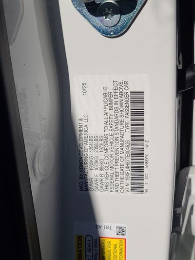 2026 Honda Civic Hybrid Sport