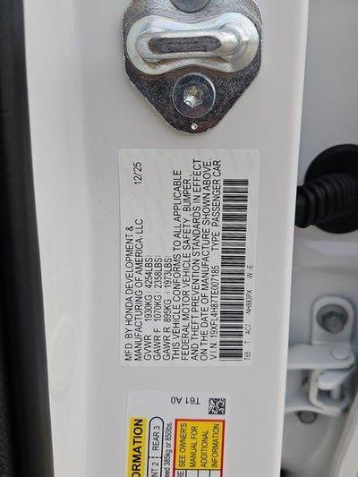 2026 Honda Civic Hybrid Sport