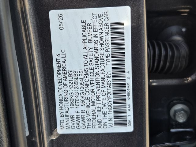 2026 Honda Accord LX