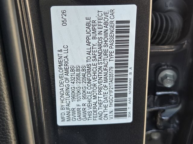 2026 Honda Accord LX