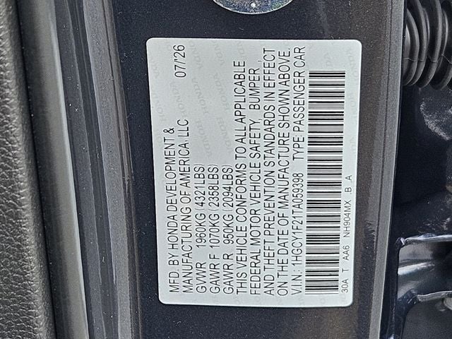 2026 Honda Accord LX