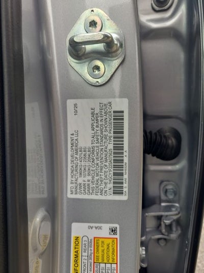 2025 Honda Accord LX