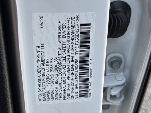 2026 Honda Accord LX