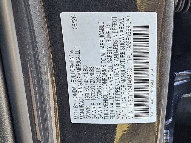 2026 Honda Accord LX