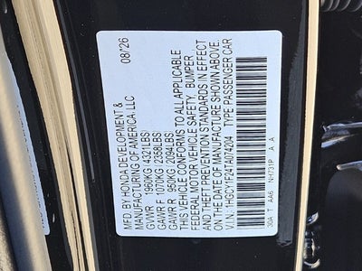 2026 Honda Accord LX