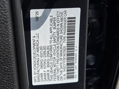 2026 Honda Accord LX