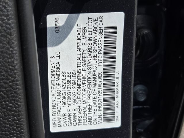 2026 Honda Accord LX