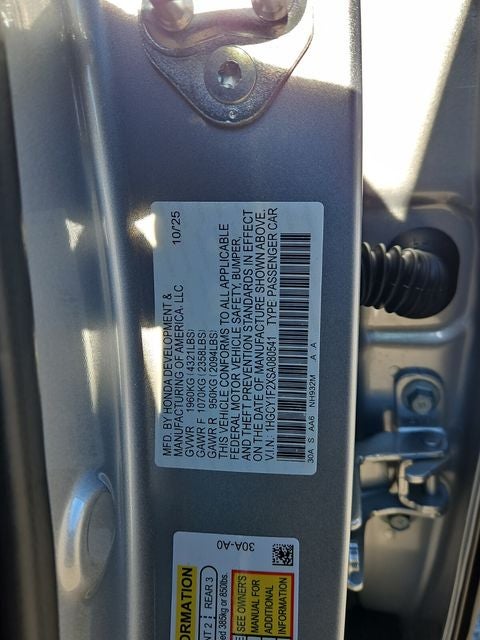 2025 Honda Accord LX