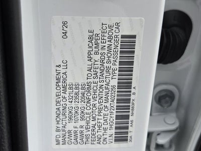 2026 Honda Accord LX