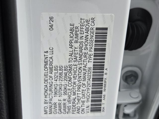 2026 Honda Accord LX
