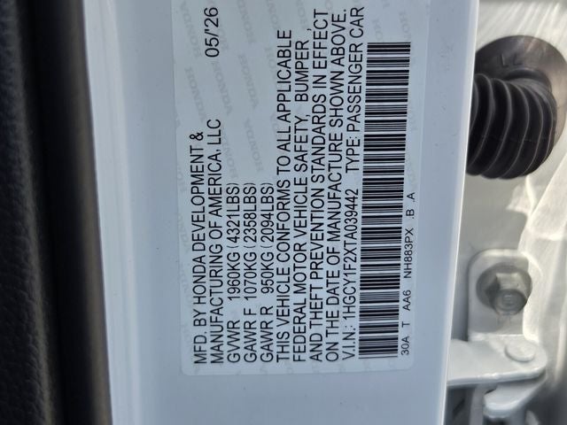 2026 Honda Accord LX