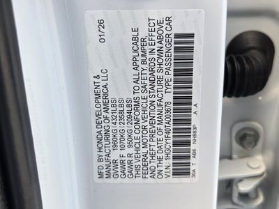 2026 Honda Accord SE