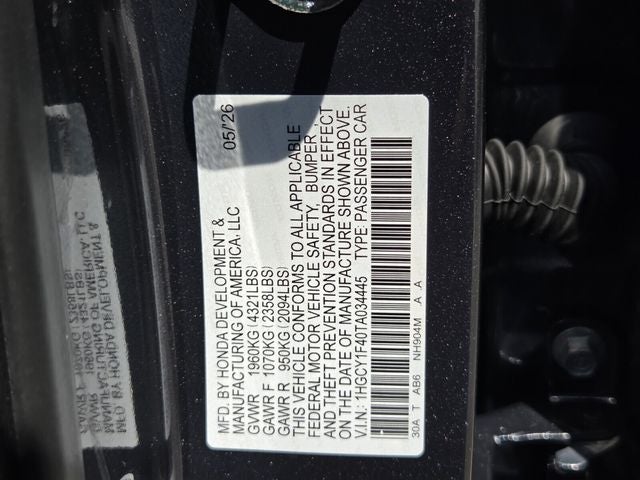 2026 Honda Accord SE