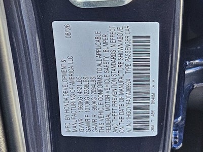 2026 Honda Accord SE