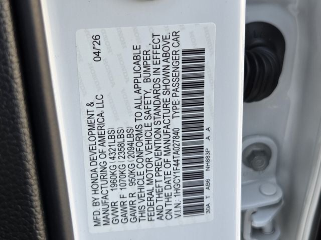 2026 Honda Accord SE
