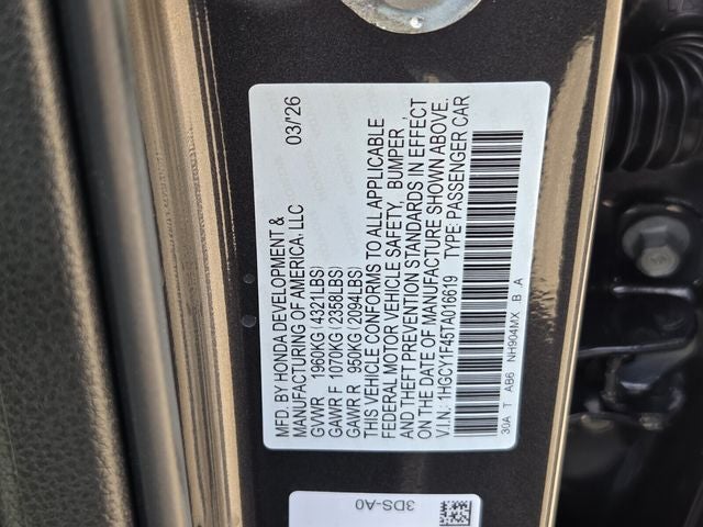 2026 Honda Accord SE