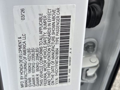 2026 Honda Accord SE
