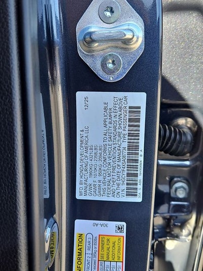 2025 Honda Accord SE