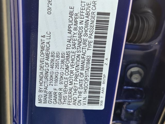 2026 Honda Accord Hybrid Sport