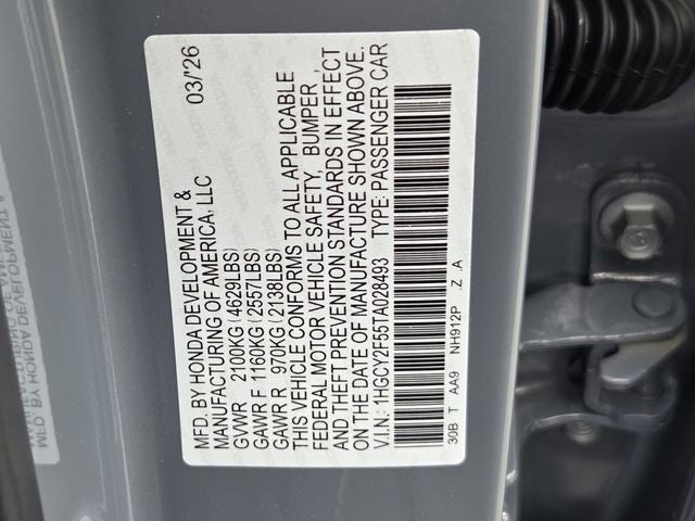 2026 Honda Accord Hybrid Sport