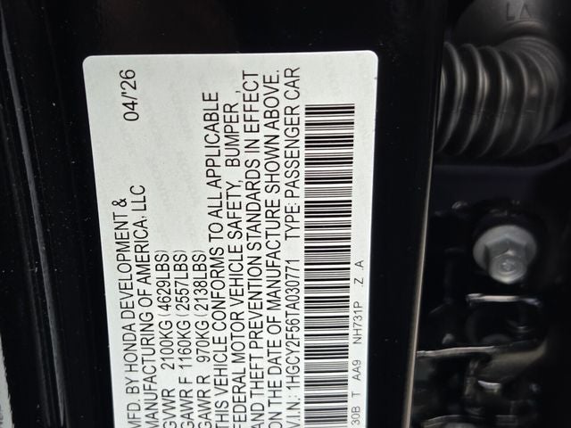 2026 Honda Accord Hybrid Sport