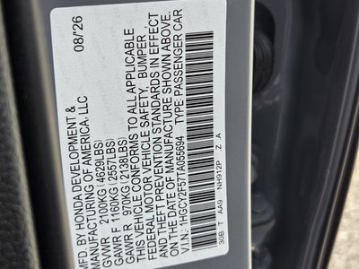 2026 Honda Accord Hybrid Sport