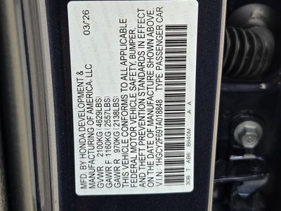 2026 Honda Accord Hybrid EX-L