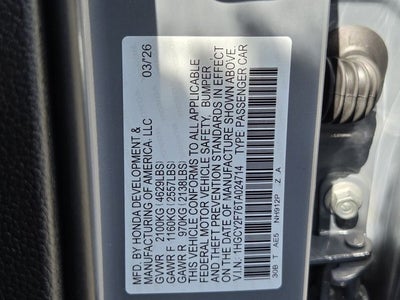 2026 Honda Accord Hybrid Sport-L