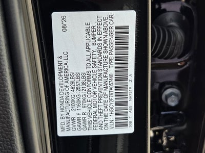 2026 Honda Accord Hybrid Sport-L