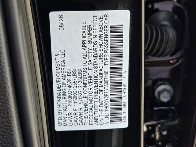 2026 Honda Accord Hybrid Sport-L