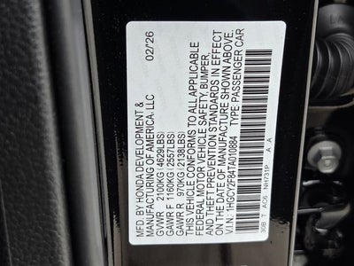 2026 Honda Accord Hybrid Touring