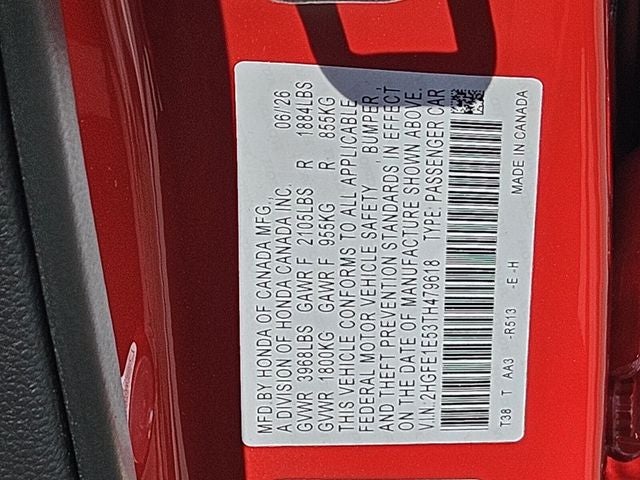 2026 Honda Civic Si Manual
