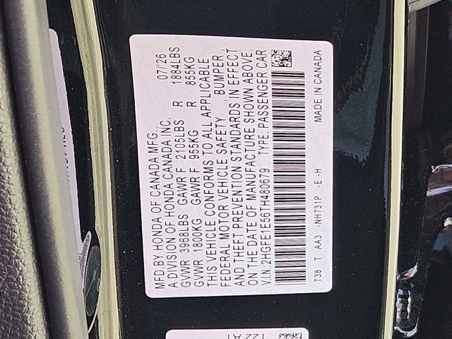 2026 Honda Civic Si Manual