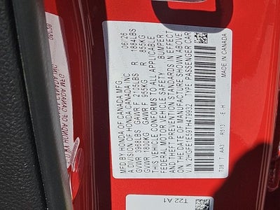 2026 Honda Civic Si Manual
