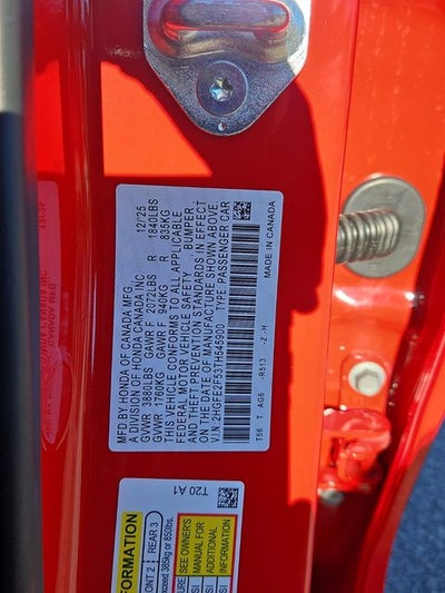 2026 Honda Civic Sport