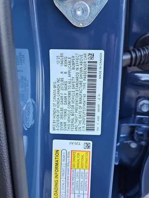 2026 Honda Civic Sport