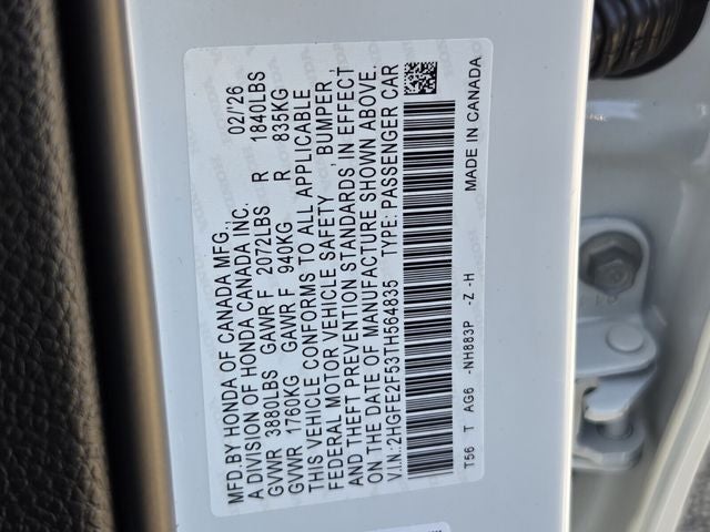 2026 Honda Civic Sport