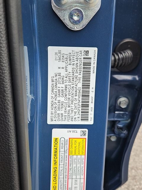 2026 Honda Civic Sport