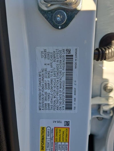 2026 Honda Civic Sport