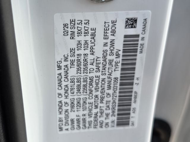 2026 Honda CR-V EX-L