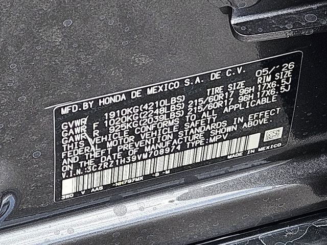 2027 Honda HR-V LX